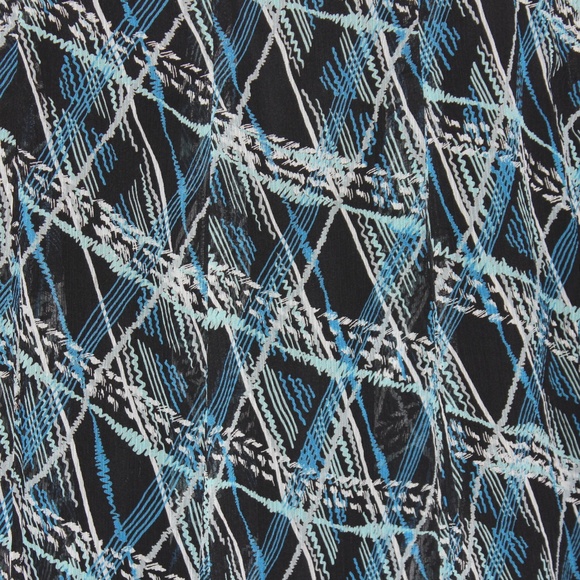 Apostrophe Blue and Black Skirt - Picture 2 of 5